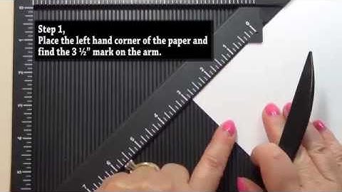 CTMH - Score Board. How to make a custom envelope using Close To My Heart Score Board