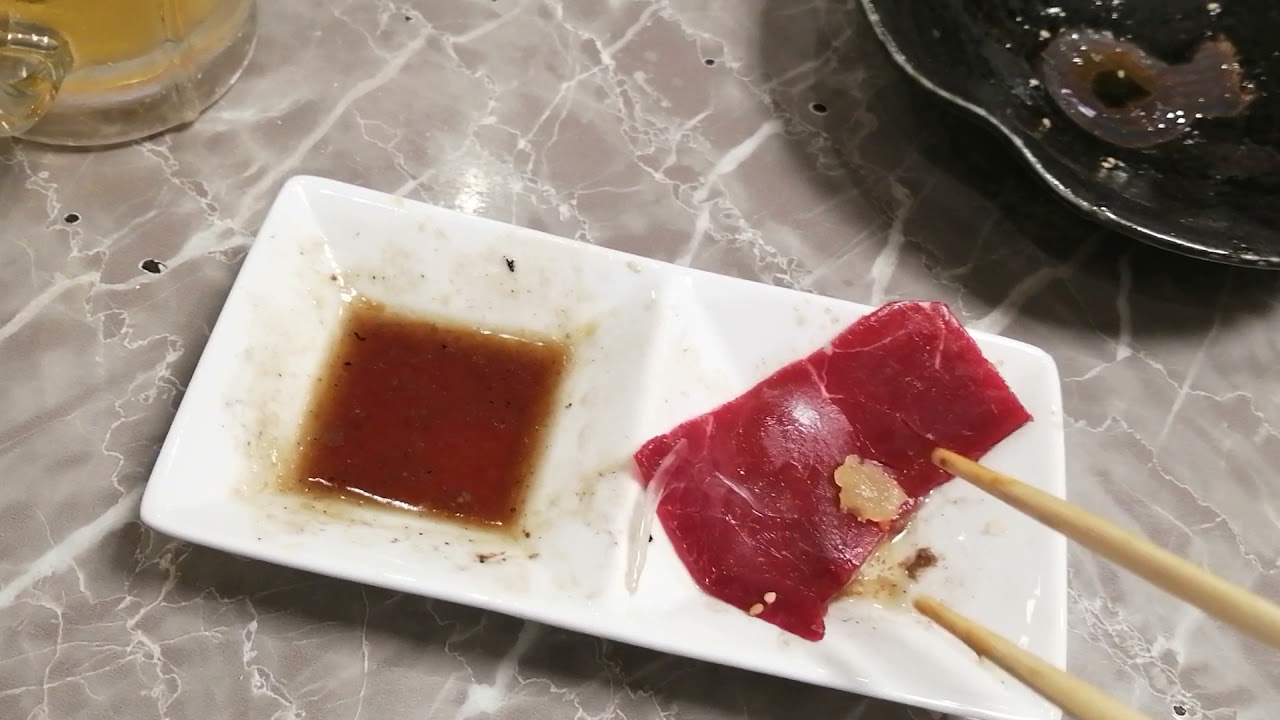 Raw horse meat eating Japan YouTube