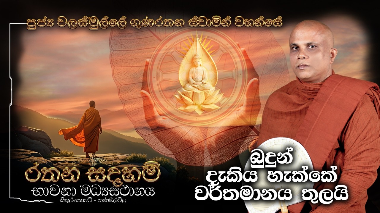 Ven Walasmulle Gunarathana Thero | බුදුන් දැකිය හැක්කේ වර් තමානය තුලයි | 2026.02.22
