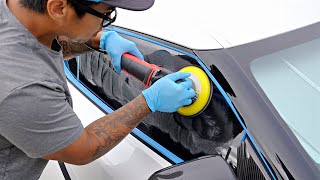 Removing Water Spots with Griot's Fine Glass Polish & Glass Polishing Pad