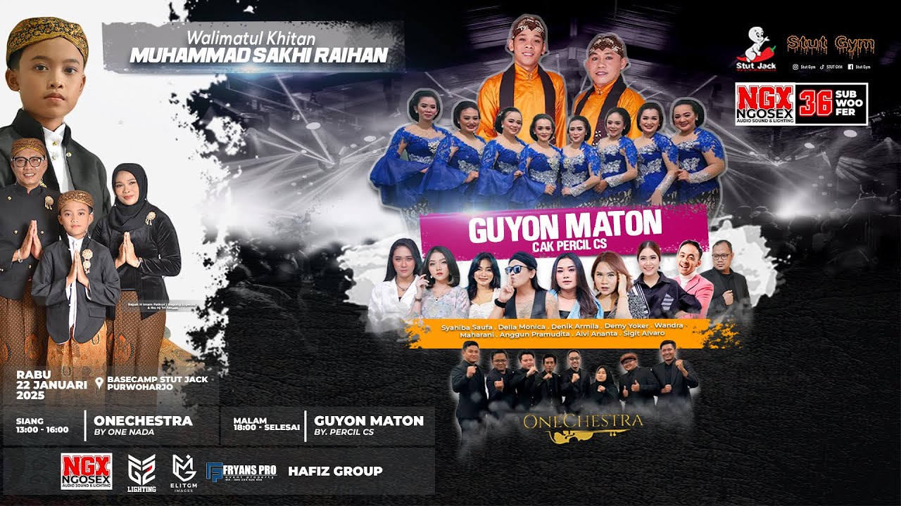 LIVE WALIMATUL KHITAN MUHAMMAD SAKHI RAIHAN KELUARGA BESAR STUT JACK H. IMAM FATKUR & Hj.TRI ASTUTIK