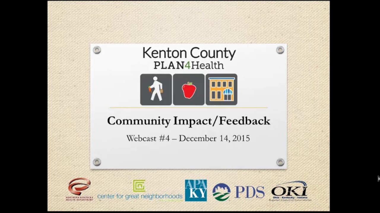 Plan4Health Mini-Webinar: Kenton County, KY | Community Impact - YouTube