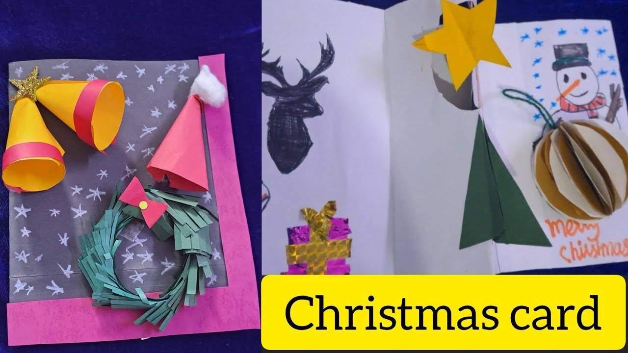 Christmas Greeting Card Easy Tutorial Xmas Card Greeting Card For christmas-greeting-card-easy-tutorial-xmas-card-greeting-card-for