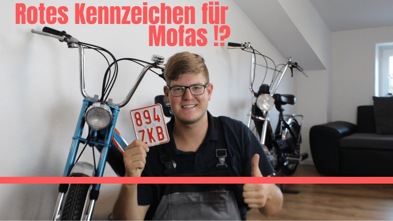 New Privat Rotes Kennzeichen für Mofas, Moped und Mokick?! | Holger erklärt..! | Mopestore wuh TV
