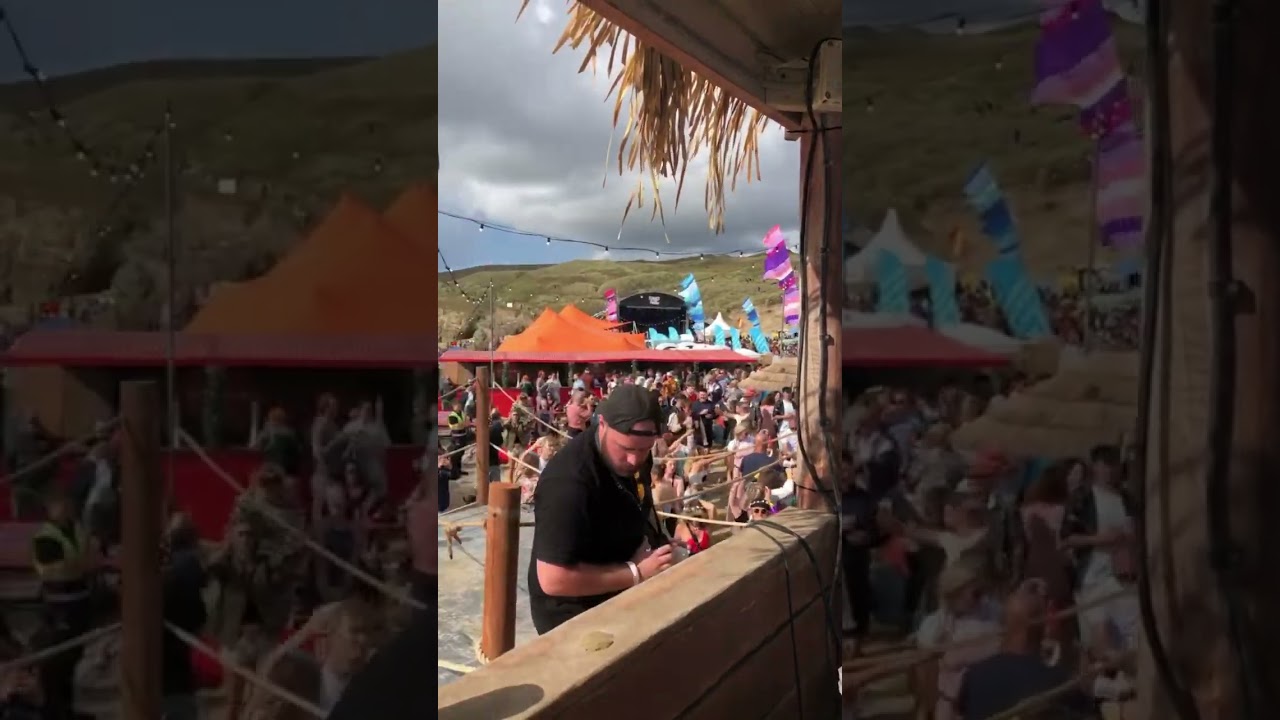 JAZZ MANGO live Trumpet DJ set @ Tunes In the Dunes festival - Cornwall