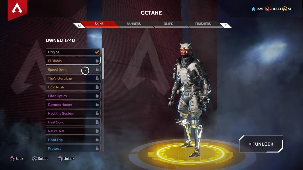 Apex Legends Octane Skins Banners Finishers Quips Youtube