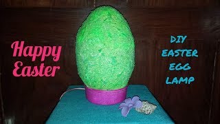How to make DIY Easter Egg Lamp with crystal texture/ SUNSHINE ARTIFACTS  #20