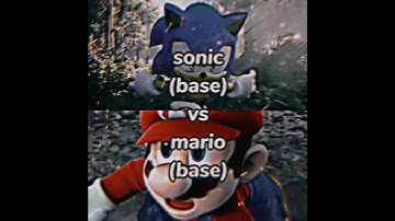 mario versus sonic with proof #capcut #edit #debate #editing #sonic #mario #vs #shortvideo