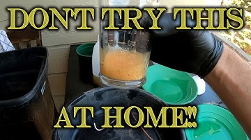 Gold From Black Sand Using Mercury And Nitric Acid