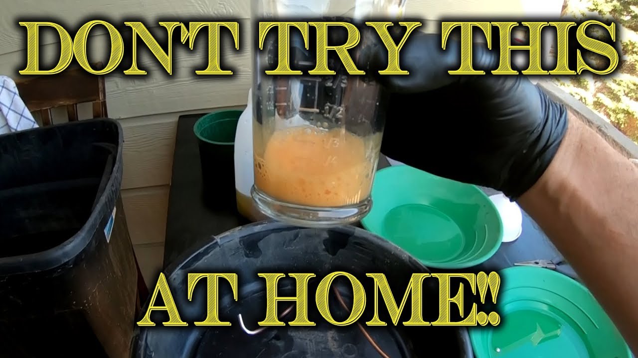 Gold From Black Sand Using Mercury And Nitric Acid