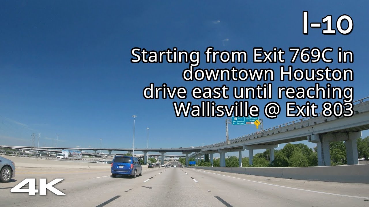 I10 Houston, TX to Baytown, TX East Freeway [4K] YouTube