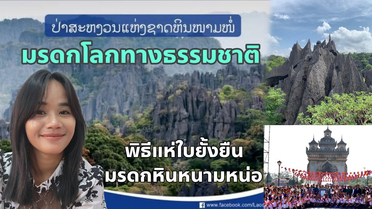 อุทยาน หินหนามหน่อ ของลาว ได้ถูกรับรองเป็น มรดกโลกทางธรรมชาติ มรดกโลกในลาวมีที่ไหนบ้าง