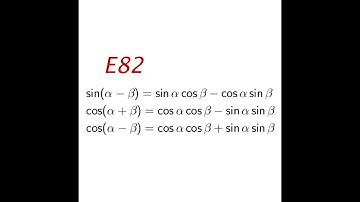 Element 82. Sines and cosines of sums and differences | Elements in Geometry for Olympiads