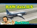 Real B737 Pilot flies RAW data ILS approach on Simulator