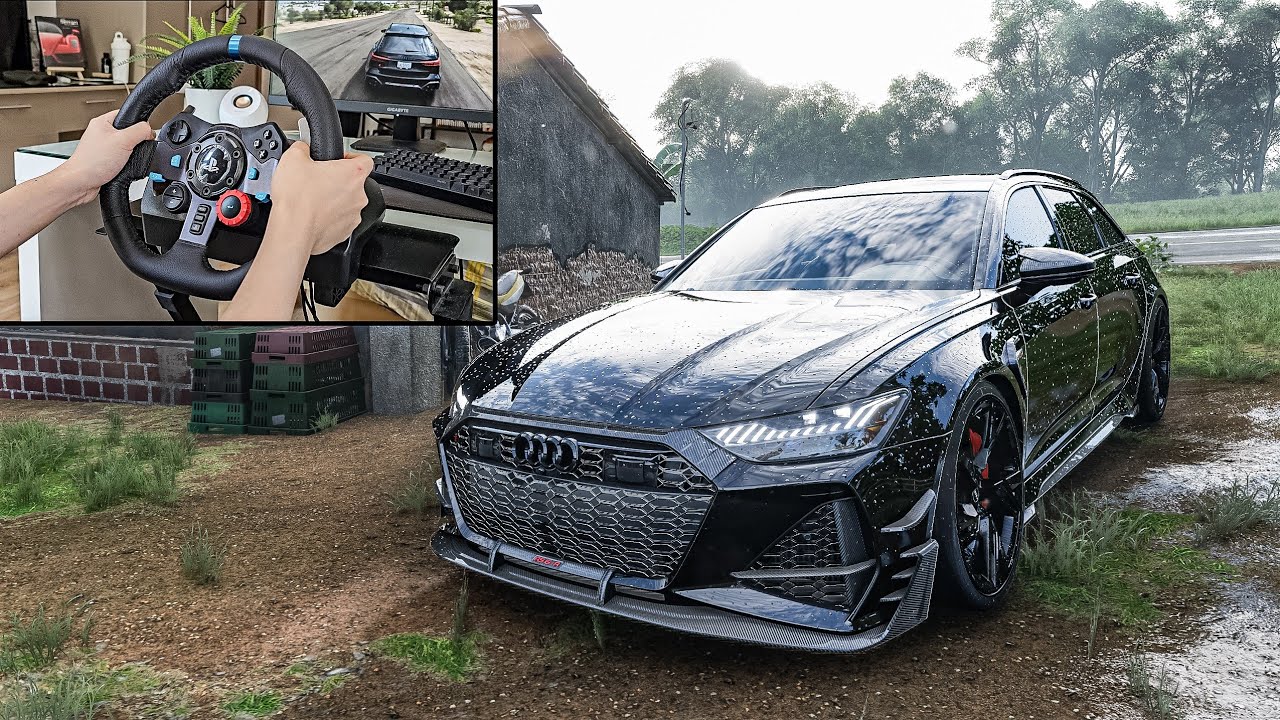 800hp Rbs6 800HP Audi RS6 ABT - Forza Horizon 6 | Logitech G29 - YouTube
