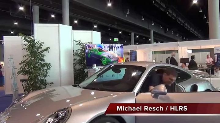 Supercomputer visualization complements physical experiments in car design