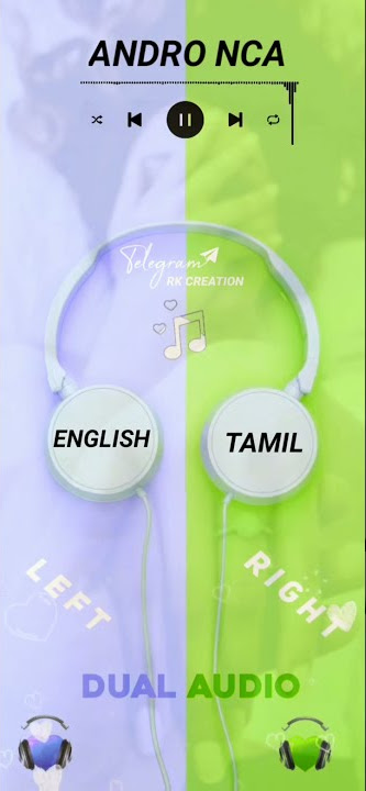 unnala unakaga en idhayam thudikuthu penne l English & Tamil l Dual Audio Mix l Whatsapp status l