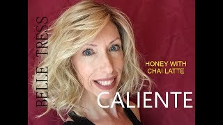 Belle Tress Caliente Wig Review In Color Honey With Chai Latte