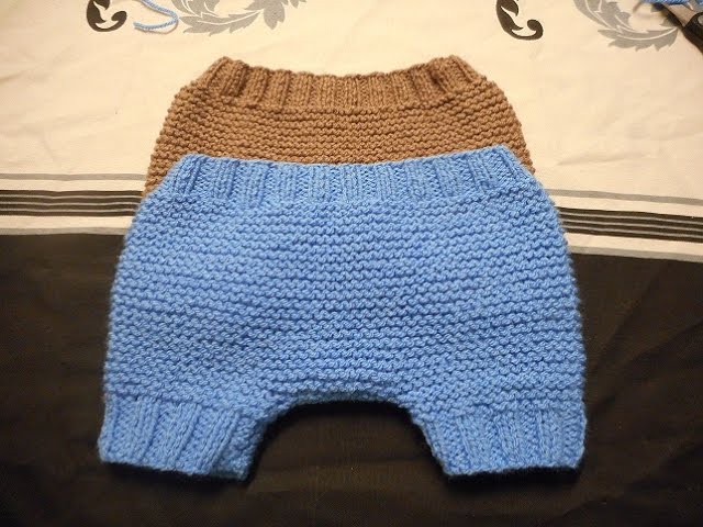 Tuto Tricot Pantalon Court Bebe Youtube