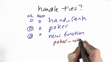 Handling Ties Solution - Design of Computer Programs