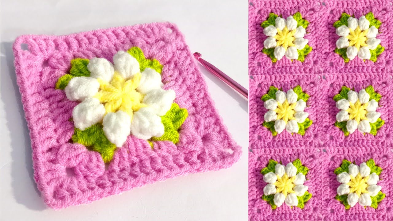 Easy Crochet Granny Square Tutorial 🧶 | Perfect for Beginners