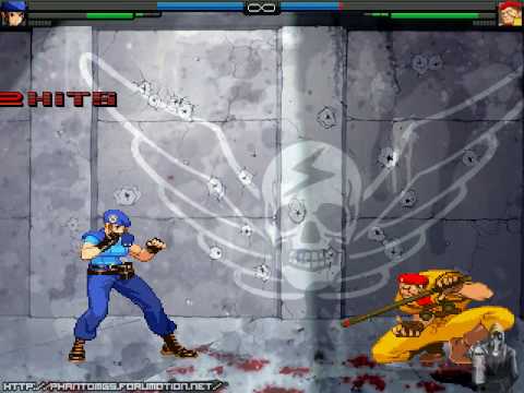 xGUTSx M.U.G.E.N. (Jill vs Rolento) SHADALOO CORRIDOR [ABANDONED WIP]