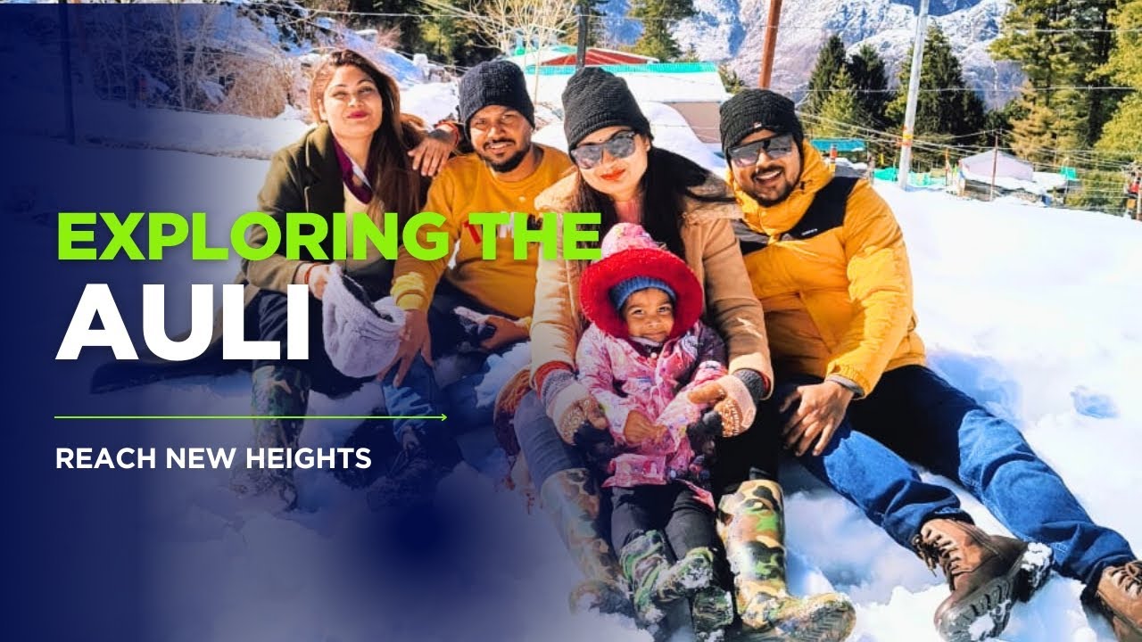 Live Badrinath Avalanche Rescue| Lucknow to Auli Part 2 | Family trip