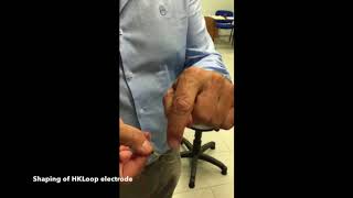 Aplicación de Electrodos Para Test ERG