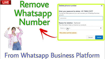 Remove number from whatsapp business platform in facebook developer || 100% working method -  2022