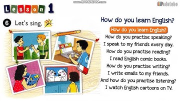 #05 Grade 5 unit 7. A song  How do you learn English?