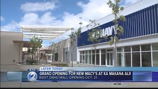 All the excitement in Kapolei as the new mall is open for business