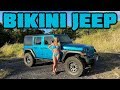 We got a bikini jeep in hawaii