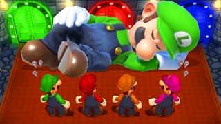 Mario Party 9 Minigames - Luigi vs Luigi vs Luigi vs Luigi (Master CPU)