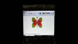 Ms paint me butterfly 🦋 bnaye | in computer | #viralvideo #trending