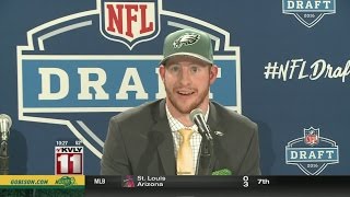 Carson wentz picked second overall by philadelphia