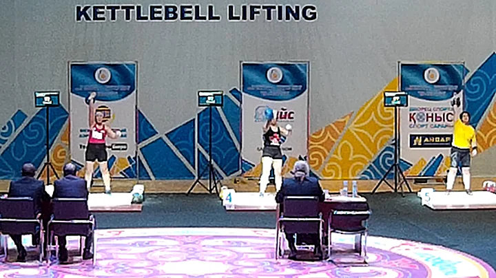 Pamela Wheat - SILVER MEDAL lift at World Kettlebe...