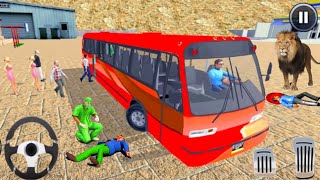 Uphill Offroad Bus Driving Simulator🚍💥 | Crazy Uphill Bus Driving #4 | Android Gameplay screenshot 5