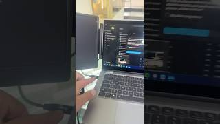 Probando pantalla portable doble con un docking station #dockingstation  #pantallas #tecnologia