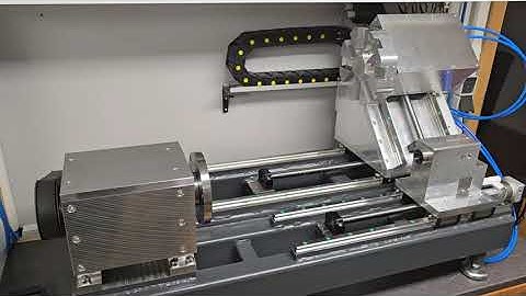 DIY CNC-Drehmaschine mit LinuxCNC - 1. Test