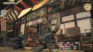 Final Fantasy XIV | Miqo'te Bard Aesthetics: The Winter Archer | Augmented Scaevan Gear