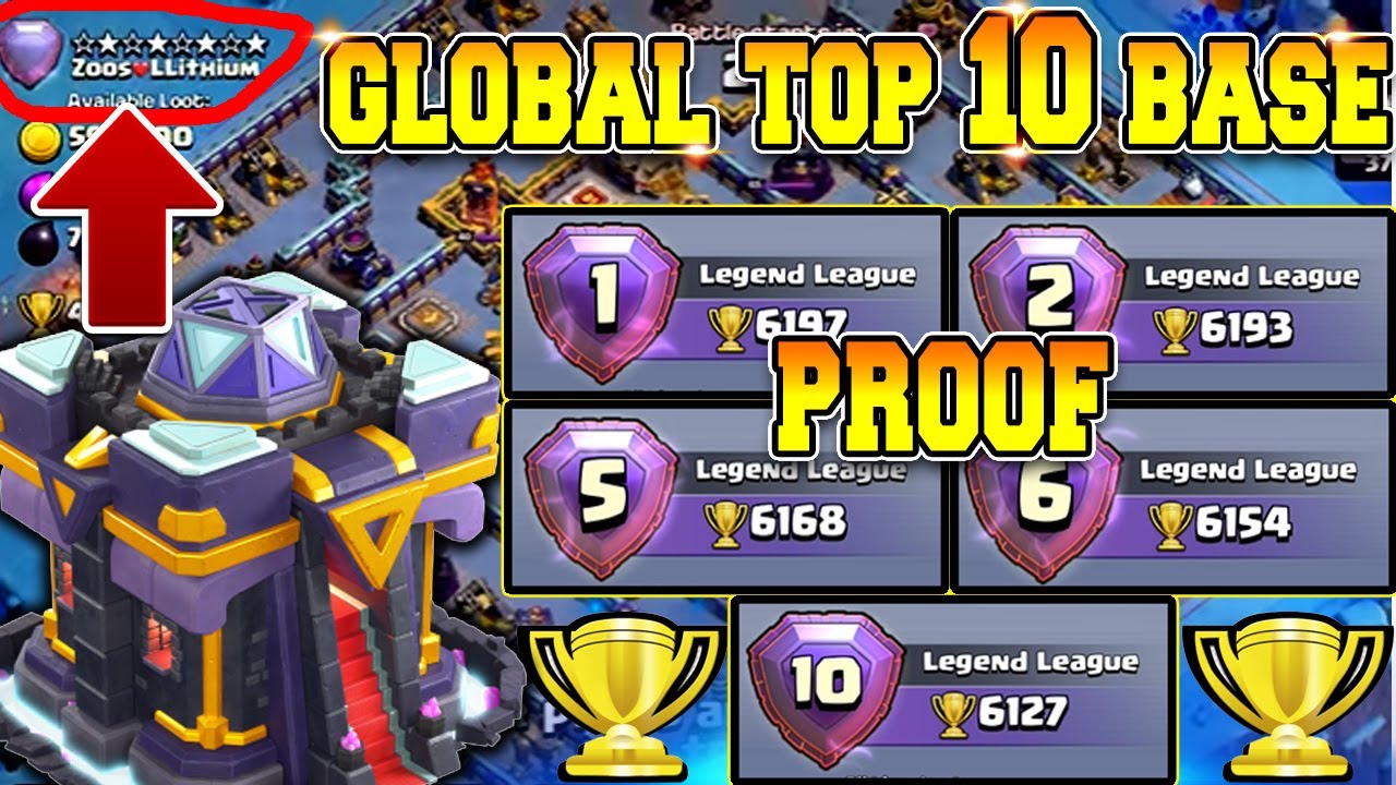 TOP 10 Best TH15 LEGEND BASE  at +6000 Trophies in 2023 | Clash of Clans Base Layouts