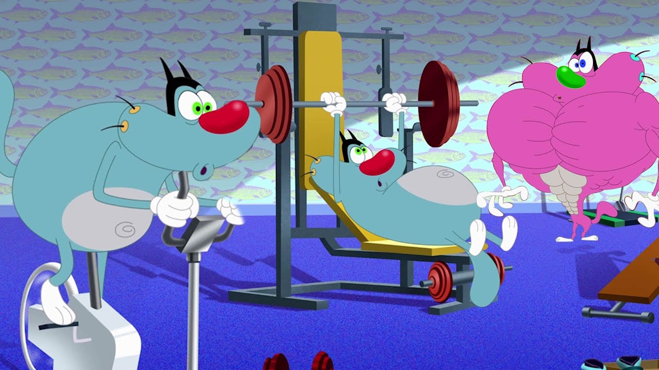 ⁣Oggy and the Cockroaches 💪 OGGY THE BODYBUILDER 💪 - Full Episodes HD