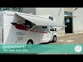 Monataje del TOLDO de las autocaravanas de alquiler