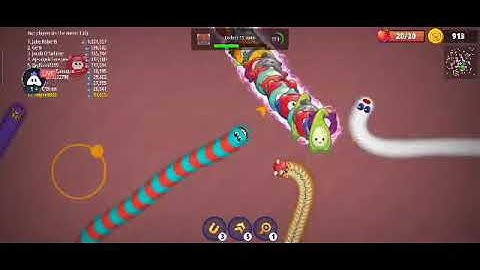 Wormszone.io live stream biggest worms hunting part (24) || Android / ios gameplay Walkthrough