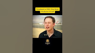 Elon Musk in 2002: The Moment a Legend Introduced Himself to the World | Rare Footage