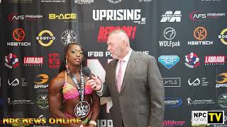 2024 IFBB New York Pro Women&#39;s Physique Winner Sheronica Henton