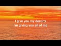 Mandy Moore - Only Hope (Lyrics)