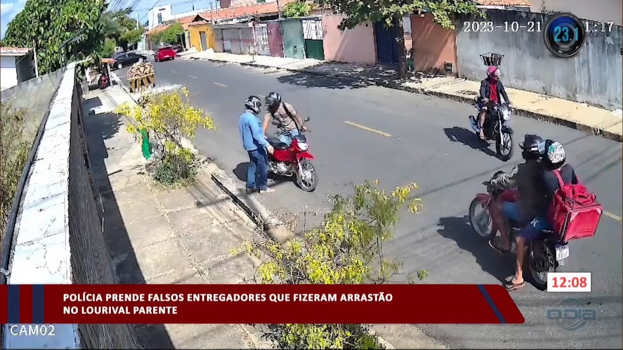 Polícia prende falsos entregadores que fizeram arrastão no Lourival Parente 23 10 2023