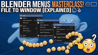 Blender Menus Masterclass: Complete Guide to File, Edit, and Window Menus