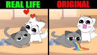 Best TikToks of Incredibox Sprunki | Gray x Wenda🌈Failed kiss😱🤪 | REAL LIFE vs ORIGINAL